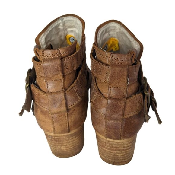 Caterpillar Cheyenne Tawny Leather casual Tan Ankle Boots Size 7 - Picture 5 of 13